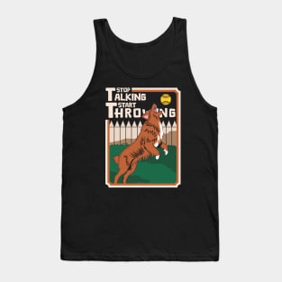 Funny Toller Playing Fetch Stop Talking Tank Top